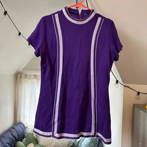 Vintage 60s mod purple dress